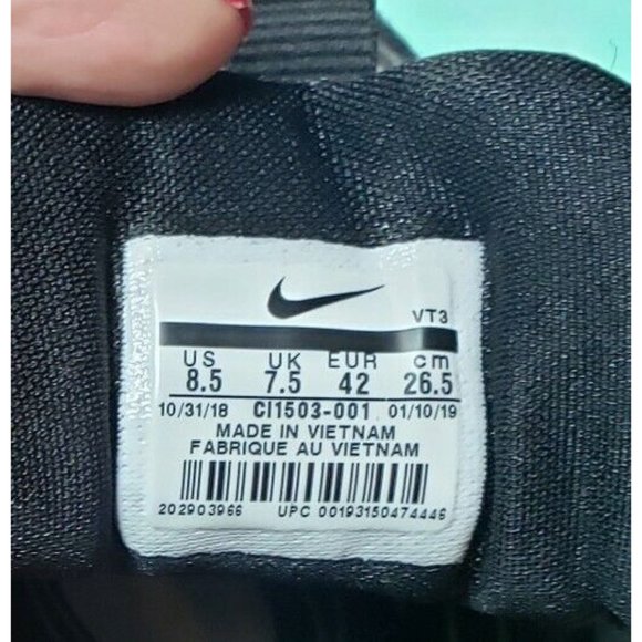 Nike Air Max 97 BLK/ Reflect Silver-Blue Lagoon Cl1503-001 US 8.5 main image 10